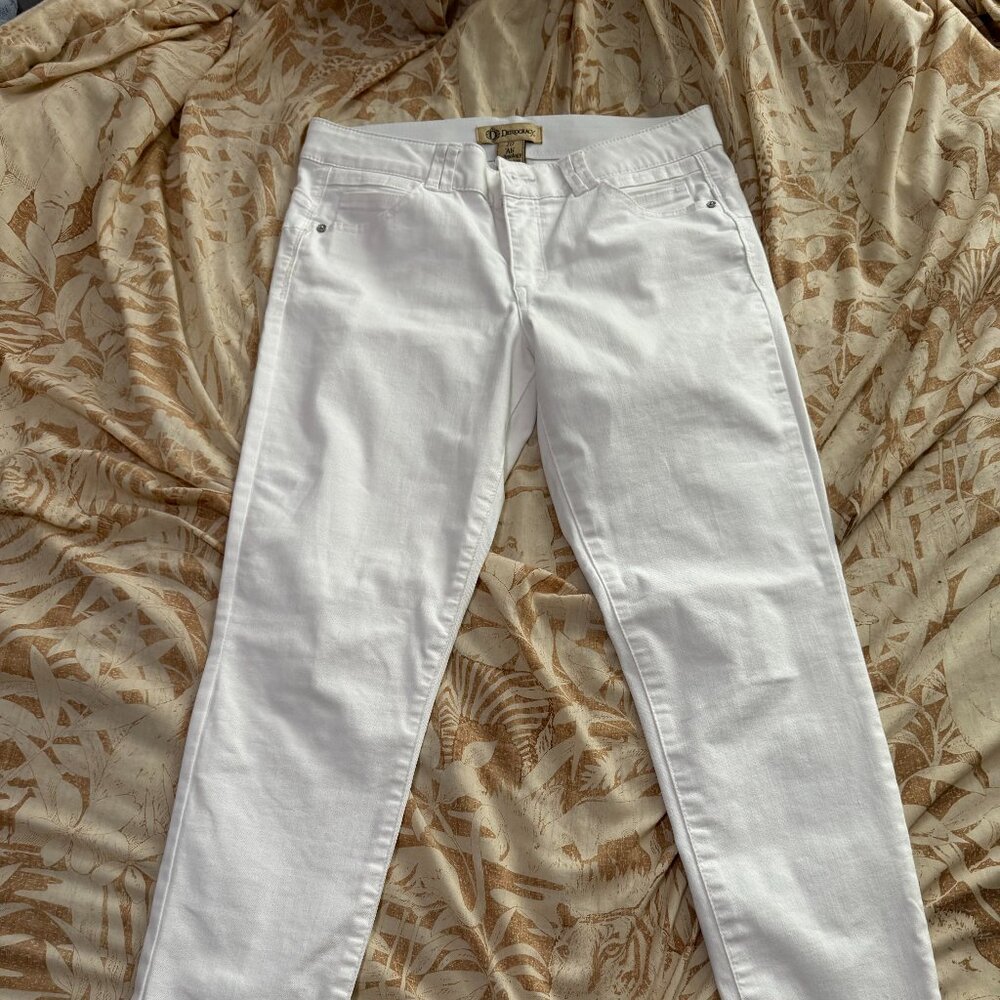 Democracy Ab Technology size 10 white jeans Skinny Jeans